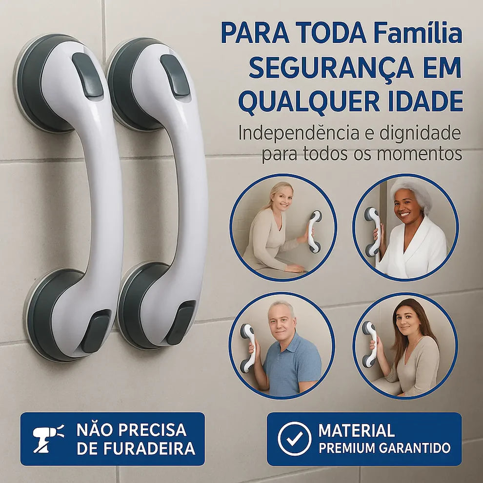 Barra de Apoio Portátil para Banheiro - SafeGrip