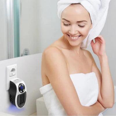 Aquecedor Elétrico Portátil para Tomada com Controle Remoto