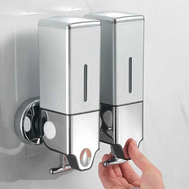 Dispenser de Sabonete Líquido Shampoo Condicionador Quadrado