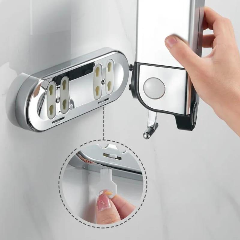 Dispenser de Sabonete Líquido Shampoo Condicionador Quadrado