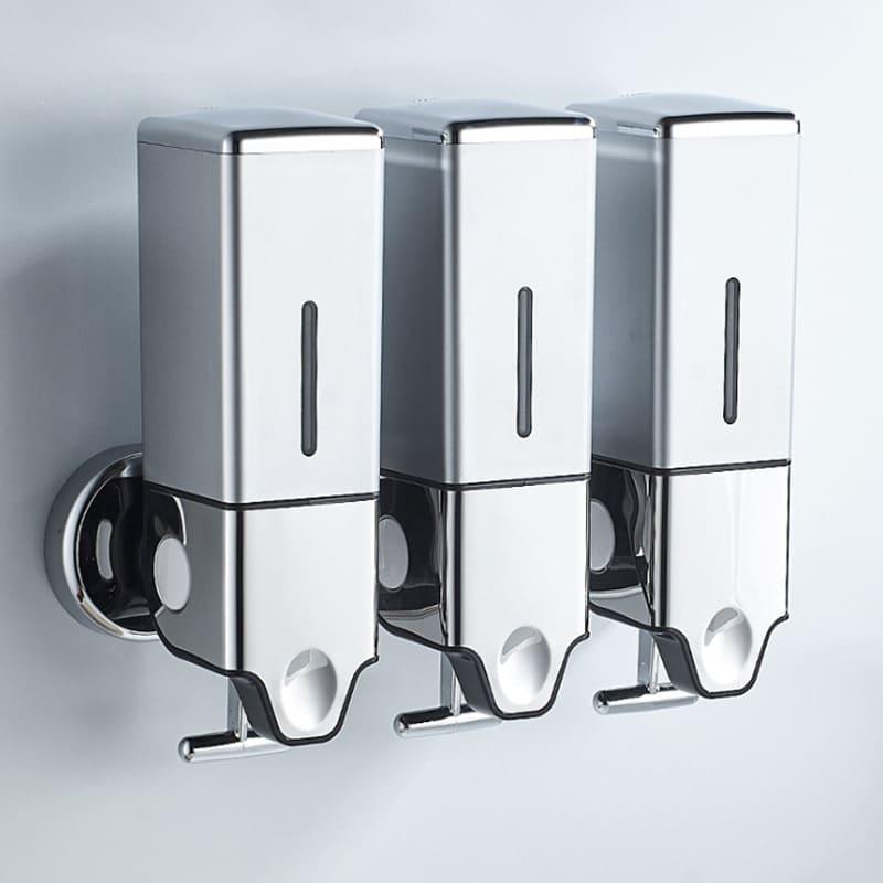 Dispenser de Sabonete Líquido Shampoo Condicionador Quadrado