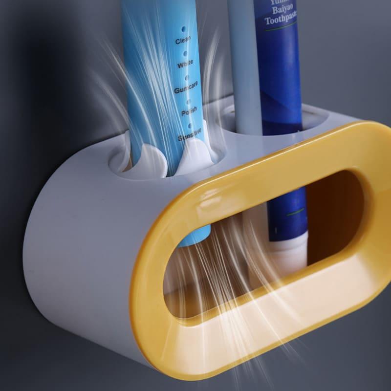 Porta Escova de Dente e Pasta Parede Organizador