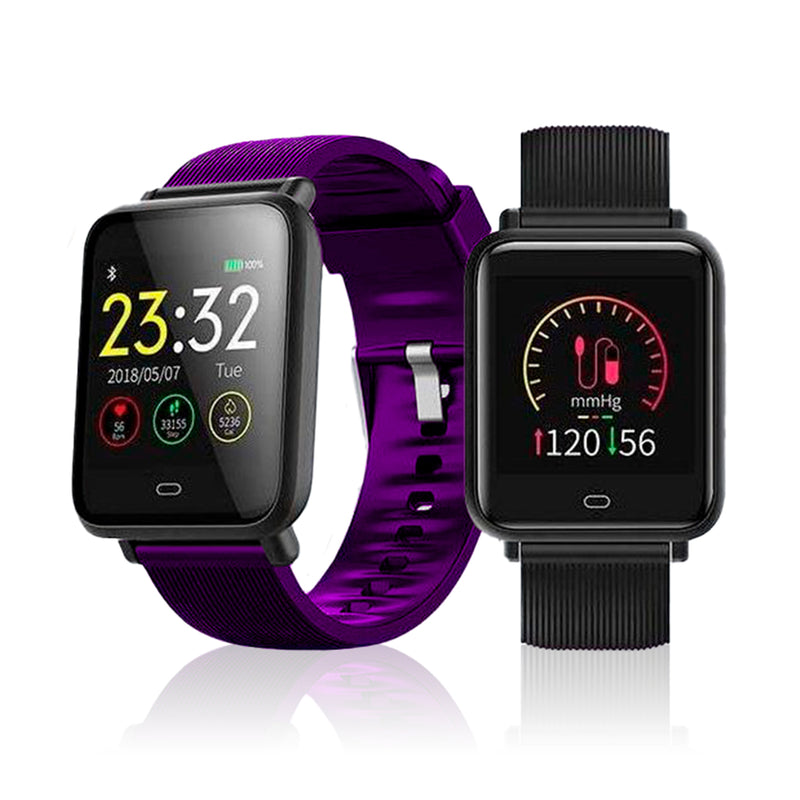 Smartwatch Q9PRO Pressão Pulso + 2 Pulseiras Memoria 64K