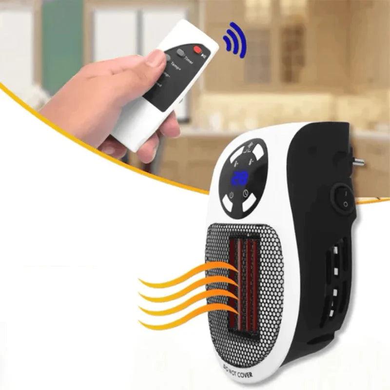 Aquecedor Elétrico Portátil para Tomada com Controle Remoto