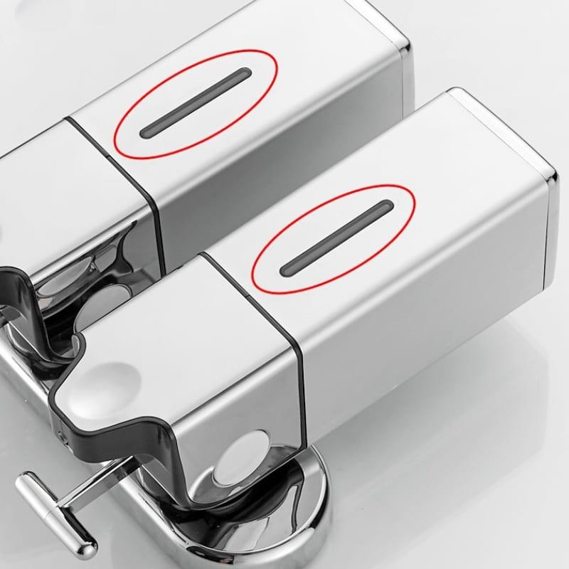 Dispenser de Sabonete Líquido Shampoo Condicionador Quadrado