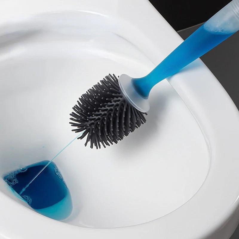 Escova de Limpeza para Vaso com Dispensador Recarregável