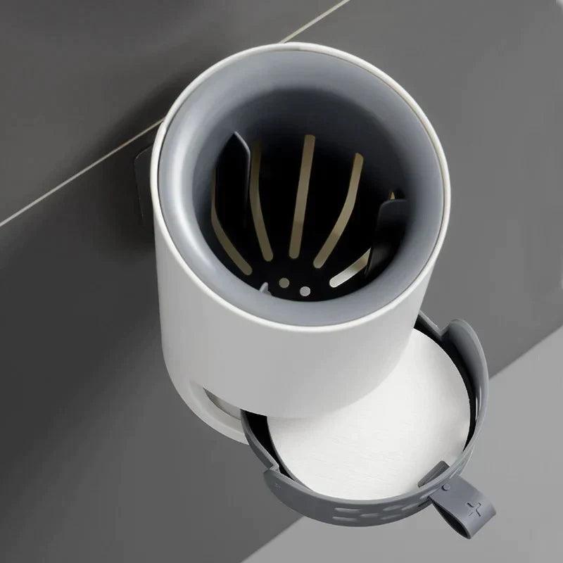Escova de Limpeza para Vaso com Dispensador Recarregável