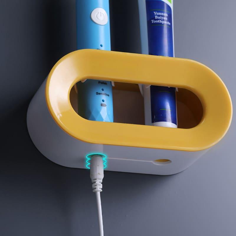Porta Escova de Dente e Pasta Parede Organizador
