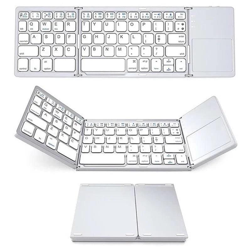 Teclado Resistente Dobrável para Produtividade Móvel