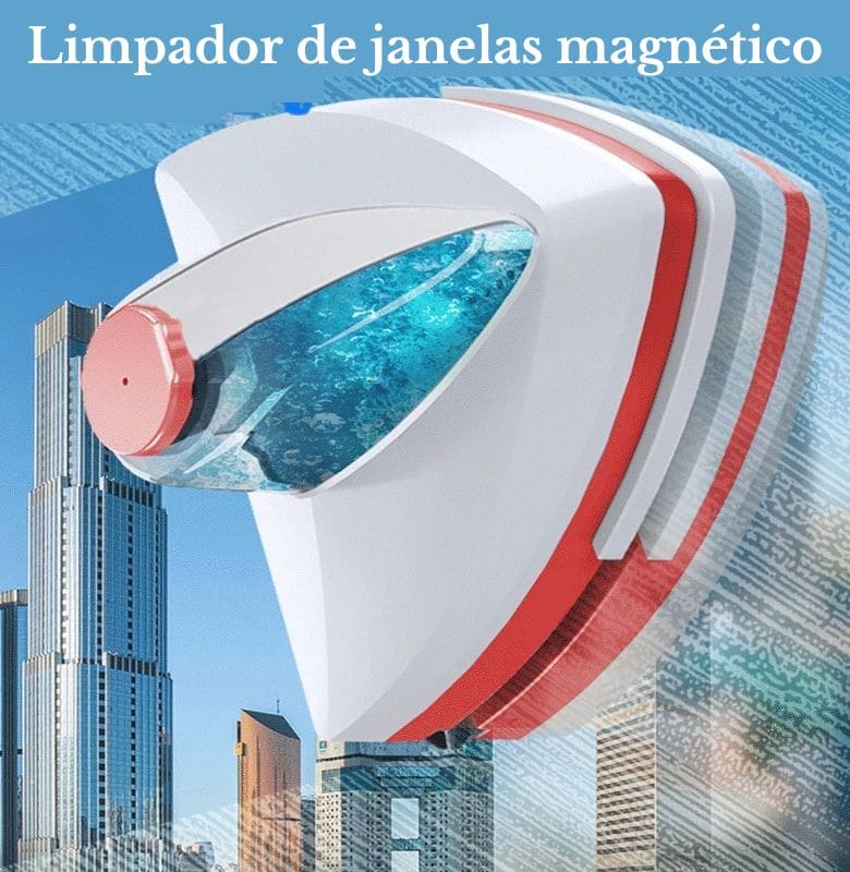 Limpador de vidros MagnéticPRO Dupla face - Glass Master