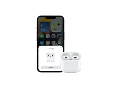 Fone de ouvido AirPods (3ª geração) + Estojo de recarga Lightning